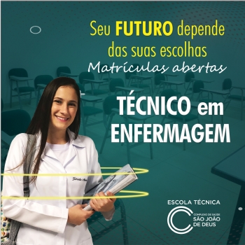 Escola Técnica São João de Deus abre inscrições para formação em Enfermagem e Radiologia - 